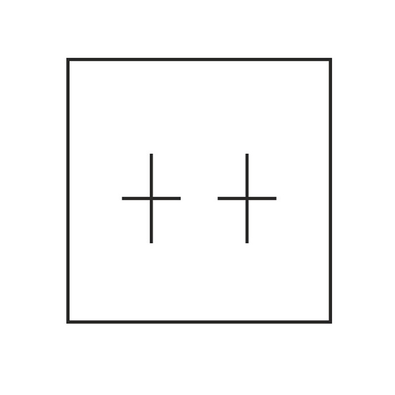 Caja HUESCA azul, pendientes 50x50x23 mm.